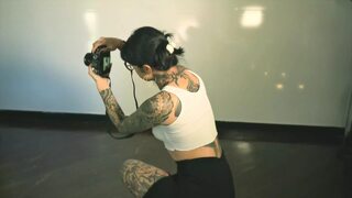 Hair fetish and group sex becomes a documentary