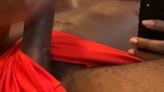 Watching porn and jerking off