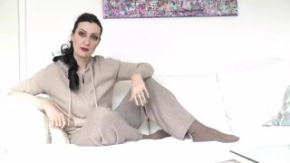 Cashmere Sweater Love and Cum on Stepmother's Sweater Lady Victoria