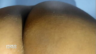 Teen cashier servicing the manager in the warehouse