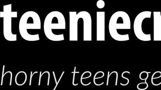 Slender Bimbo Halts TV Binge For Solo Pleasure