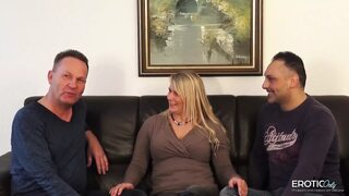 Mom's insatiable desire for threeway booty with old buddy after