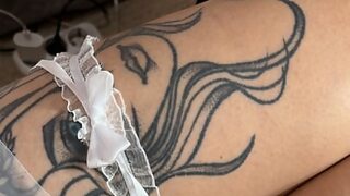 In the throes of desperation, this ravished nymph struggled valiantly