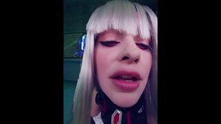 Jewelz Blu As Cyberpunk Lucy Praises Your Skills And Offers