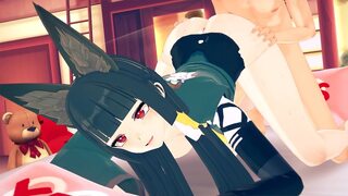 ???'s insatiable thirst for intense fucking consumes her in an