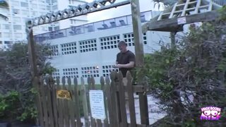 Two horny🥵 dykes score condo access, then ride gigantic dong