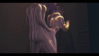 Lol Hentai 3D - Akali Handjob and Fucked Against the Wall at Street - Japanese Asian Manga Anime Game Porn