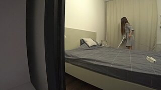 Slutty wife services hubby's unfaithful desires with her tight ass🍑