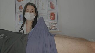 Nurse cares for patient with priapism