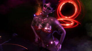 Charming lustful succubus seduces you into sex with unholy ritual