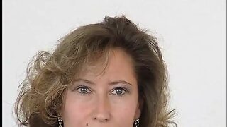 Crimson beauty's slippery slit succumbs to her own loving grasp