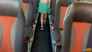 Crazy Man Takes Out His Cock On Public Bus -