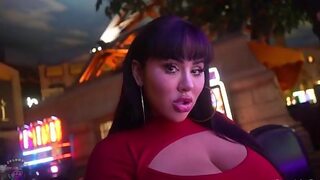 Clown gets wild with a busty Latina's ass🍑, all night