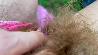 Ravishingly Unkempt Mother Spreads Her Glistening Cunnilingus