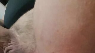 First he put his penis in my ass and I