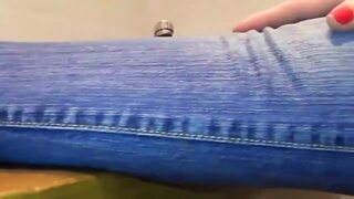 Juicy Latina's Thongs Rip Away, Exposing Massive Melons After Sizzling