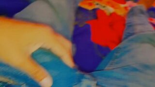 Horny Guy In Sweatpants Masturbates His Big fat Cock????