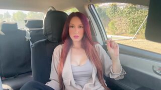 Artemisia Love Italian Big tits Milf 420 Car Smoking Session FULL VIDEO ON OF