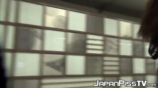 Hot Asian hairy pussies filmed by hidden camera while peeing