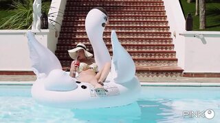 Group banging Marica's tight ass🍑