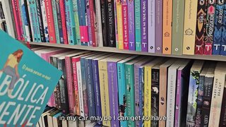 Bookstore girl takes off my condom in the car