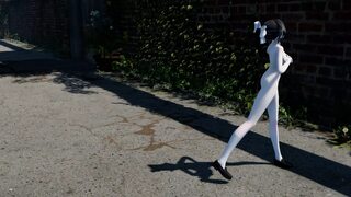 Young Bitch Does A Sexy Dance Elastic Ass, Boobs, Nipples,