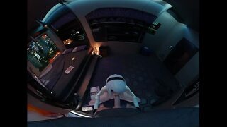 Blowjob mastery by 2B, expert fellatio😜 techniques on erect cock🍆