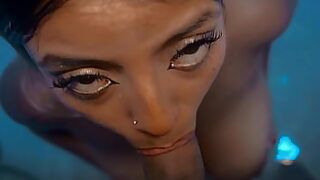 Sexy Spanish Seductress Sucks Stepfather's Dick🍆 In Soapy Tub Frenzy