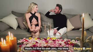 Tory's beau pleases her with a bj and feets before