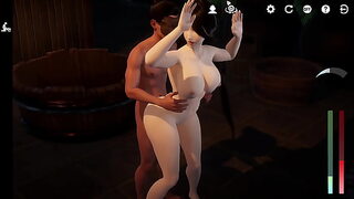 AuntTong Bath Sex - Passionate Playtime Game