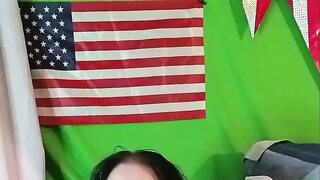 Two dudes score with this curvy cutie in It's Blazing