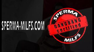 Sticky Messy Threesome Fucks & Face Shots with Mature Hotties