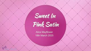 Sweet in Pink Satin - Solo Girl