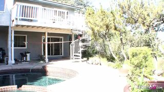 Step-mom's new pal coerced into boning step-daughter's bare bod when