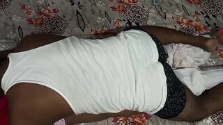 Desi girl having romance with her husband.