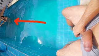 I invited my step-cousin to the pool at home, she