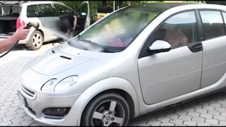 This Italian Slut Gets Fucked by the Wash Boy