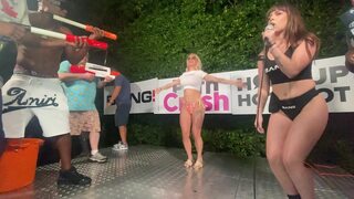 Bang! Wet T-Shirt Contest at PornCrush Pool Party with Blake Blossom, Summer Vixen, Rissa May