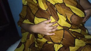 Naughty😈 neighbor's curves on full display, no bra, huge boobs