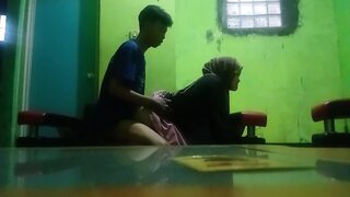 I almost found out when I fucked my cousin's pussy in the living room