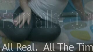 Ani Blackfox Squirms and Squirts on the Couch, A Steamy