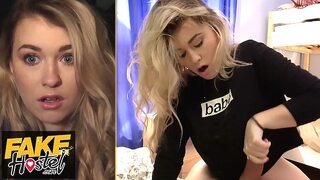 Hot Backpacker Sucks & Fucks Hard In A Fake Hostel