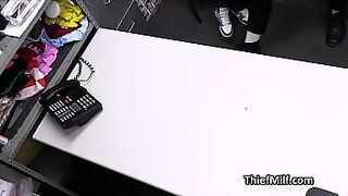 Security stud ravishes curvy caregiver for pilfering prescription perks