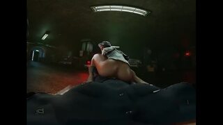 Cum-Soaked Sl*t Enjoys Riding Massive Dong