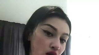 A Girl Is Trying to Seduce a Stranger with a