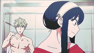 Hot Brunette Sister Pleasuring Her Stepbrother To高潮 In The Shower🚿