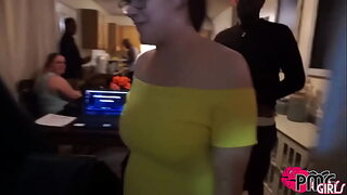 Vicki Verona, the nerdy slut, gets thoroughly fucked around the