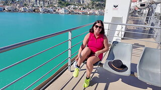 The StepMom flashing in a public place and remembers her