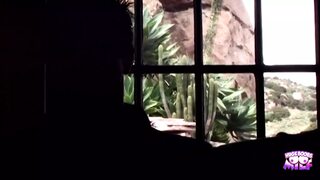 Brunette MILF Enjoys Dirty Blowjob on Her Wet Pussy✌