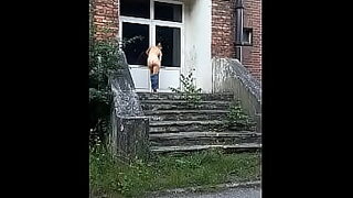 Exploding Tits Exposed to Gawkers on Public Pedestals